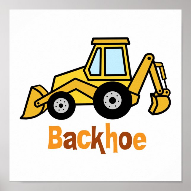 Poster Backhoe (Devant)