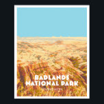 Poster Badlands<br><div class="desc">Badlands National Park,  Dakota du Sud</div>