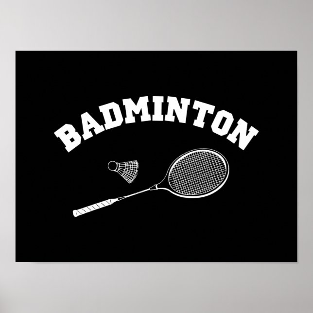 Poster Badminton (Devant)