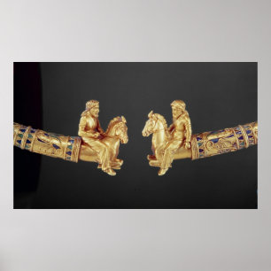 Poster Bague à col en forme de cavaliers de Scythian