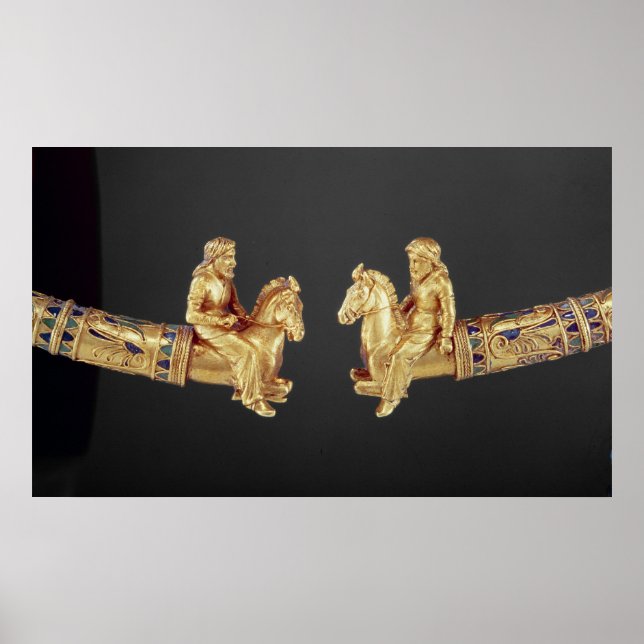 Poster Bague à col en forme de cavaliers de Scythian (Devant)