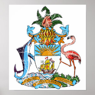 Poster Bahamas Coat Of Arms