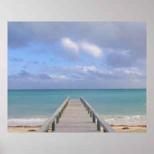 Poster BAHAMAS, Grand Bahama Island, côté est :