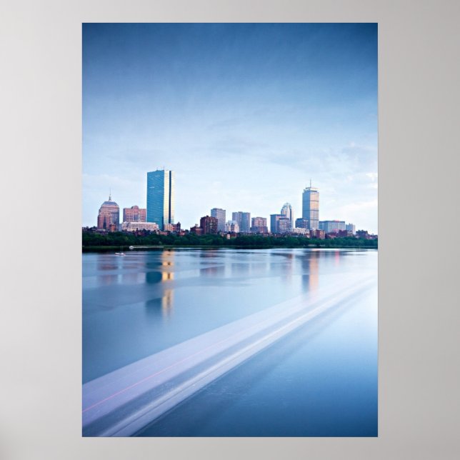Poster Baie de Boston Back sur Charles (Devant)