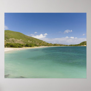 Poster Baie de Cockleshell, péninsule sud-est, St Kitts,