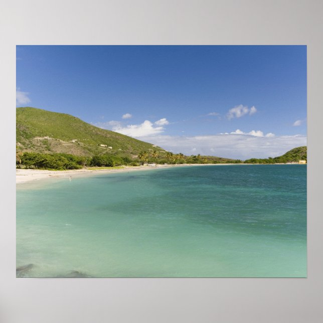 Poster Baie de Cockleshell, péninsule sud-est, St Kitts, (Devant)