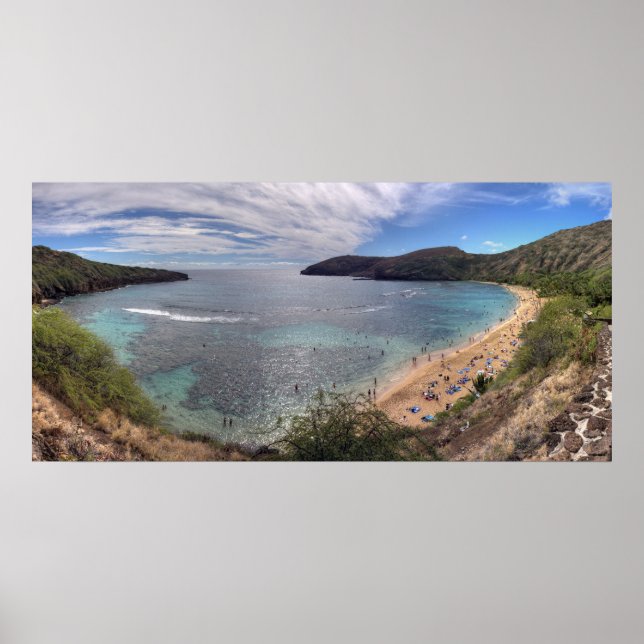 Poster Baie de Hanauma (Devant)