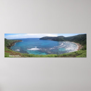 Poster Baie de Hanauma, Oahu