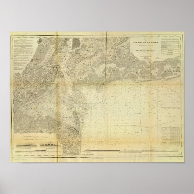 Poster Baie de New York, port (Devant)