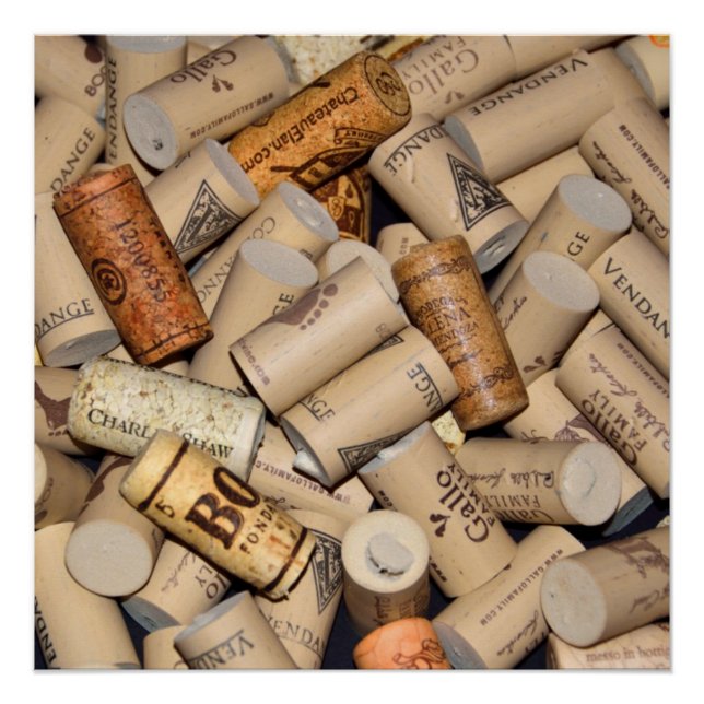 Poster Baie de Vins Corks (Devant)