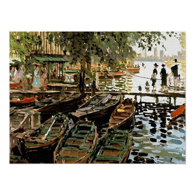 Poster Baignade à La Grenouillère (Devant)