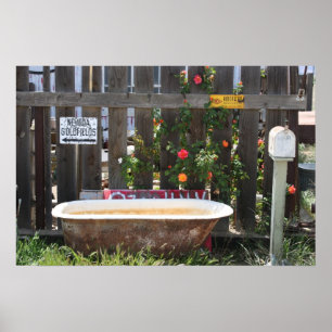 Poster Baignoire abandonné