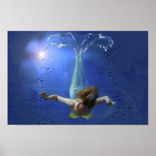 Poster Bain à bulles