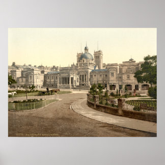 Poster Bains Royaux, Harrogate, Yorkshire, Angleterre