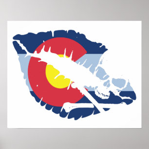 Poster baiser colorado