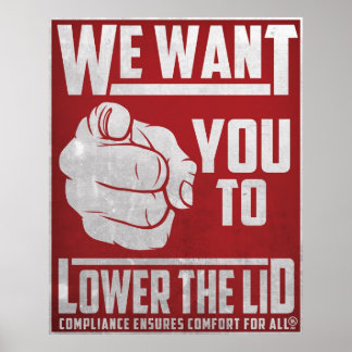 Poster Baisse de la laisse