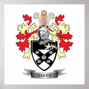 Poster Baker Coat of Arms