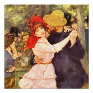 Poster Bal au Moulin de la Galett Auguste Renoir