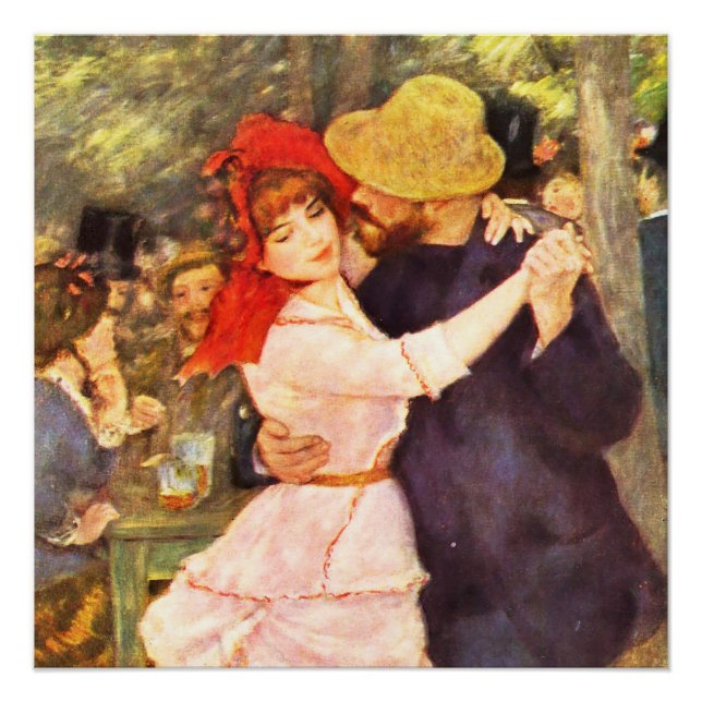 Poster Bal au Moulin de la Galett Auguste Renoir (Devant)