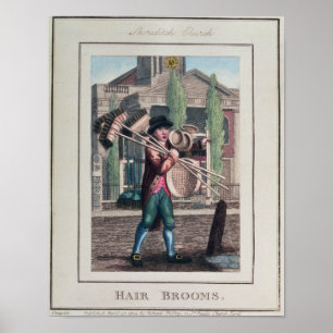 Poster Balais de cheveux, église de Shoreditch
