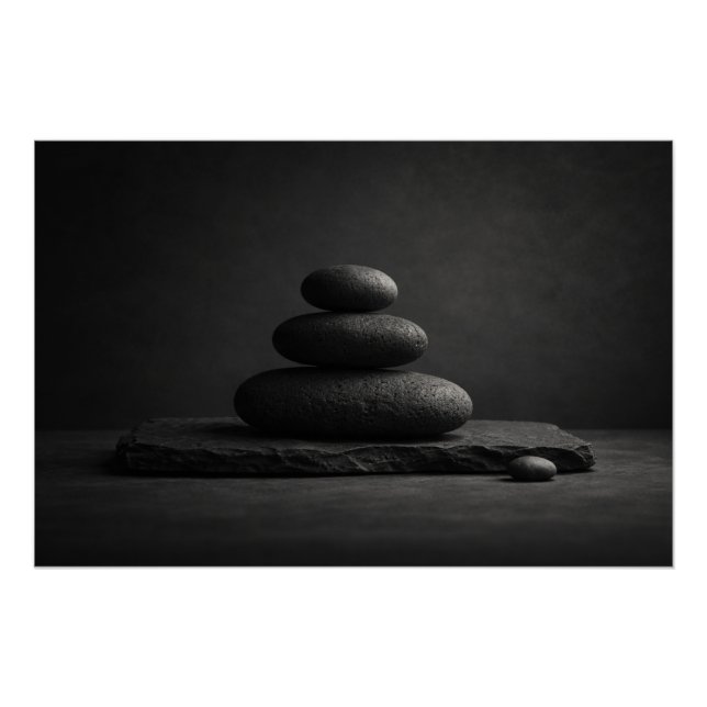 Poster Balanced Silence (Devant)