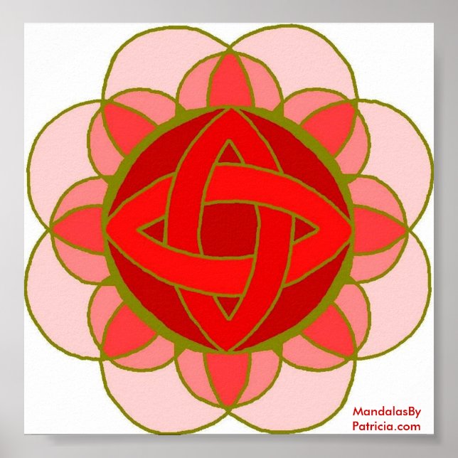Poster "Balancing the Root Chakra" (Devant)