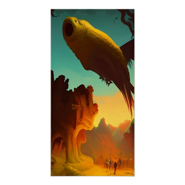 Poster Balbuzard et Taureau (Devant)