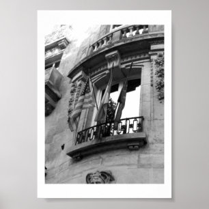 Poster Balcon à Paris