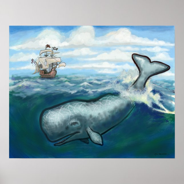 Poster Baleine Ho (Devant)