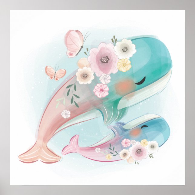 Poster baleines (Devant)