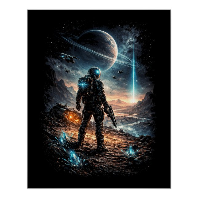 Poster Balise sur le monde lointain (Devant)