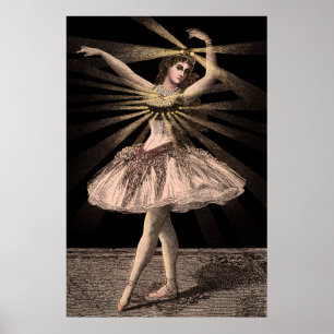 Poster Ballerina brillant et brillant