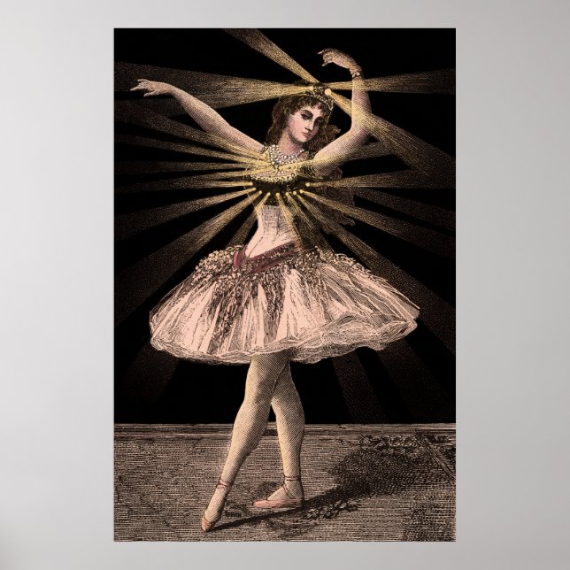 Poster Ballerina brillant et brillant (Devant)
