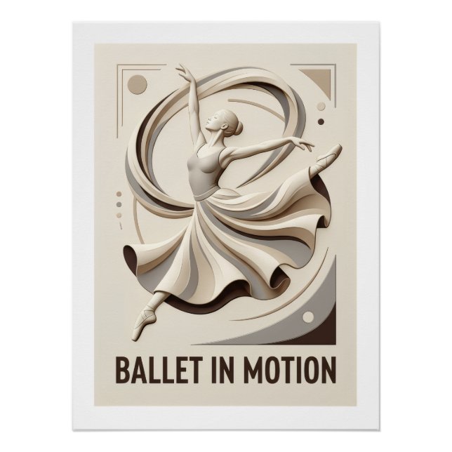 Poster Ballet en mouvement (Devant)