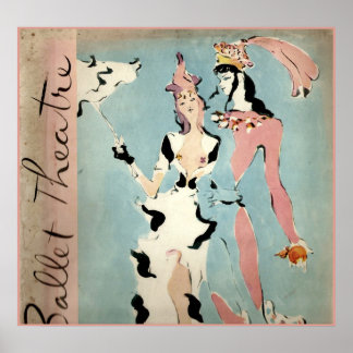 Poster Ballet et théâtre