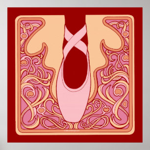 Poster Ballet Nouveau