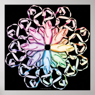 Poster Ballet Pattern (spectral)