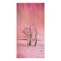 Ballet rose Chaussures Jolie Danseuse Pieds Glossy