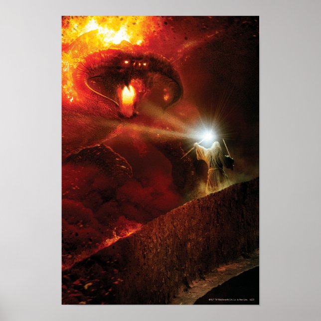 Poster Balrog contre GANDALF™ (Devant)