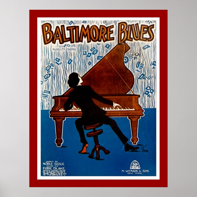 Poster Baltimore Blues (Devant)