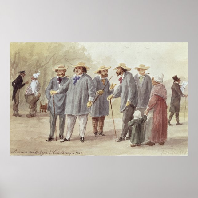 Poster Balzac et ses amis (Devant)