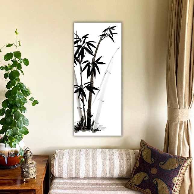 Poster Bambou noir - Encre (Créateur téléchargé)