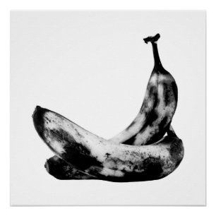Poster Bananes en amour Belle Unique Cool Amusant