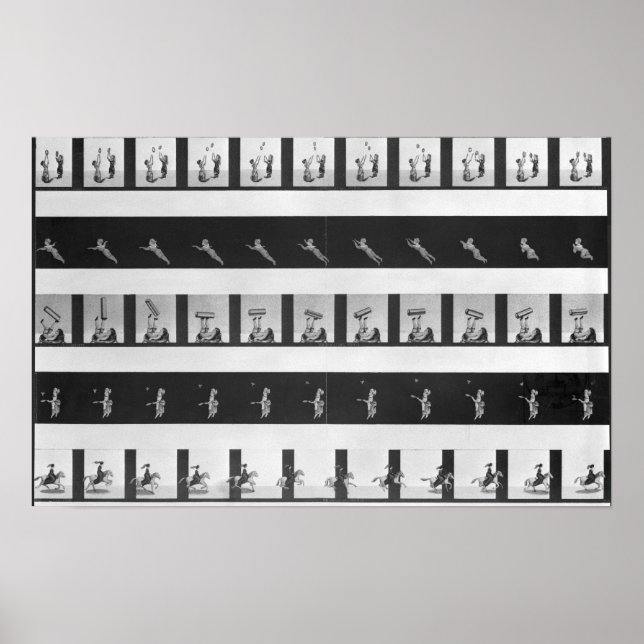 Poster Bandes-photos pour un praxinoscope (Devant)