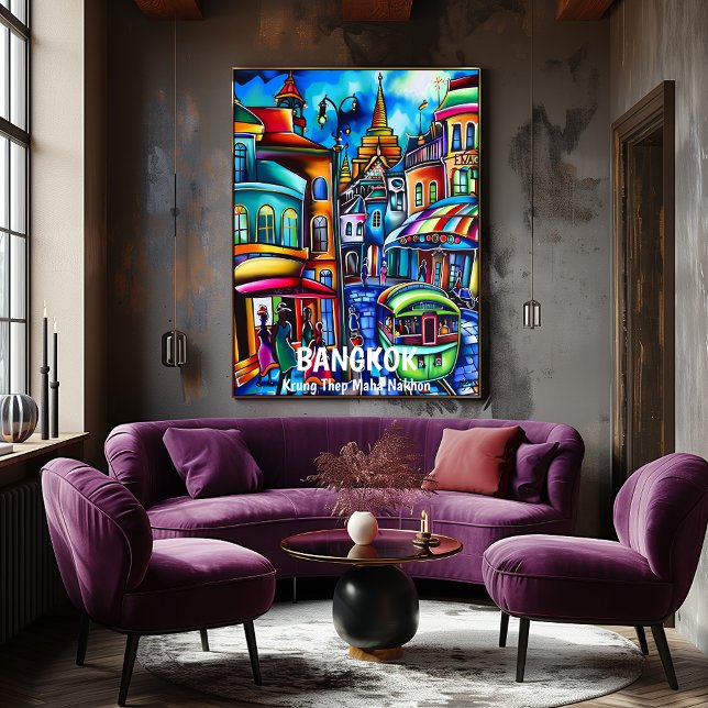 Poster Bangkok: Krung Thep Maha Nakhon (Créateur téléchargé)