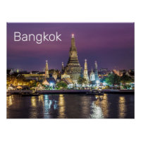 Bangkok Wat Arun Sunset BKK Thaïlande Souvenir