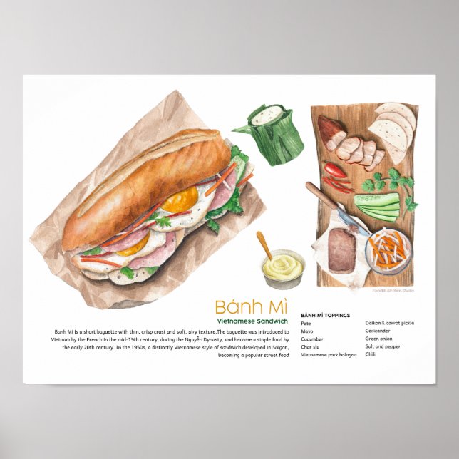 Poster Banh Mi (Devant)