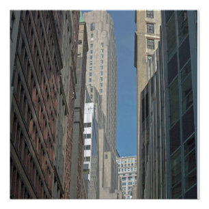Poster Bank of New York Building Manhattan