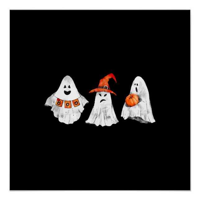 Poster Bannière de fête Halloween, Décoration de fête Hal (Devant)