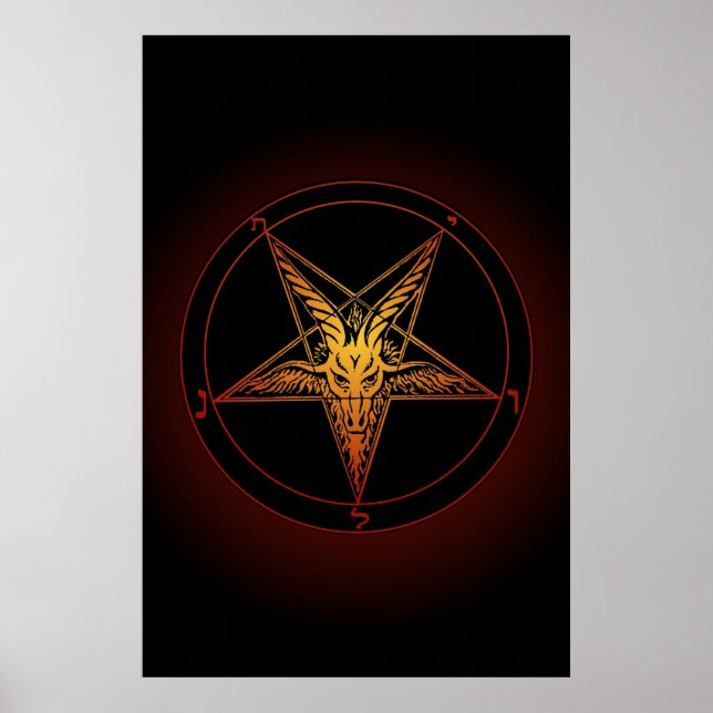Poster Baphomet Art ancien (Devant)